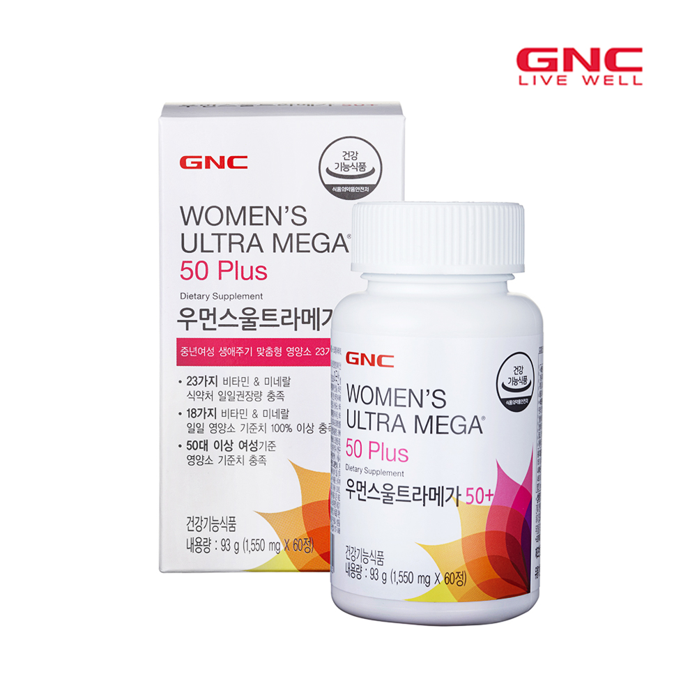 [GNC] 우먼스울트라메가50+(60정 30일) 대표이미지 섬네일