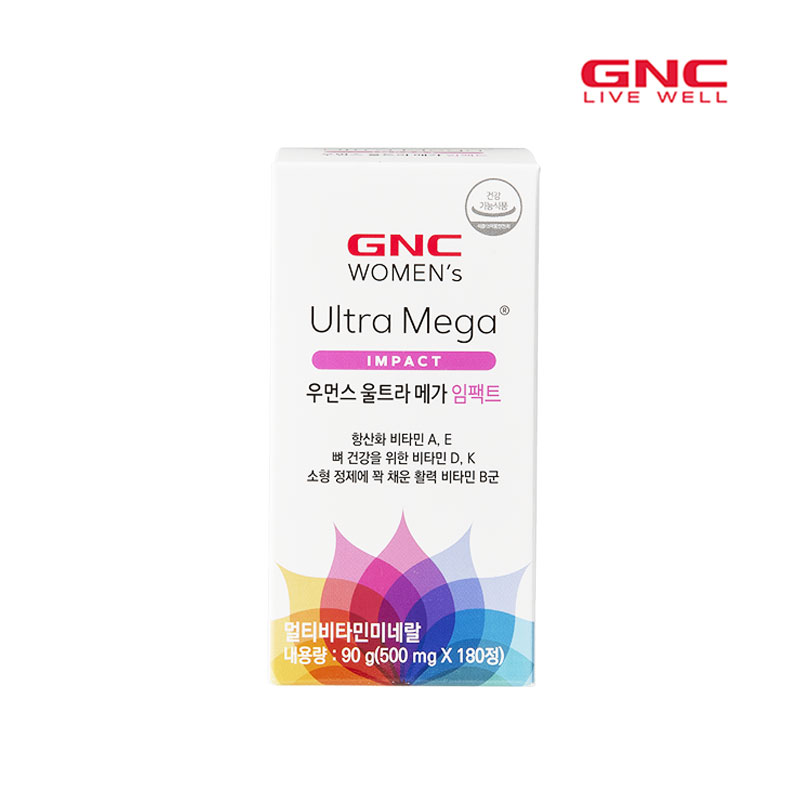 [GNC] 우먼스 임팩트 (500mg x 180정 90일분) 대표이미지 섬네일