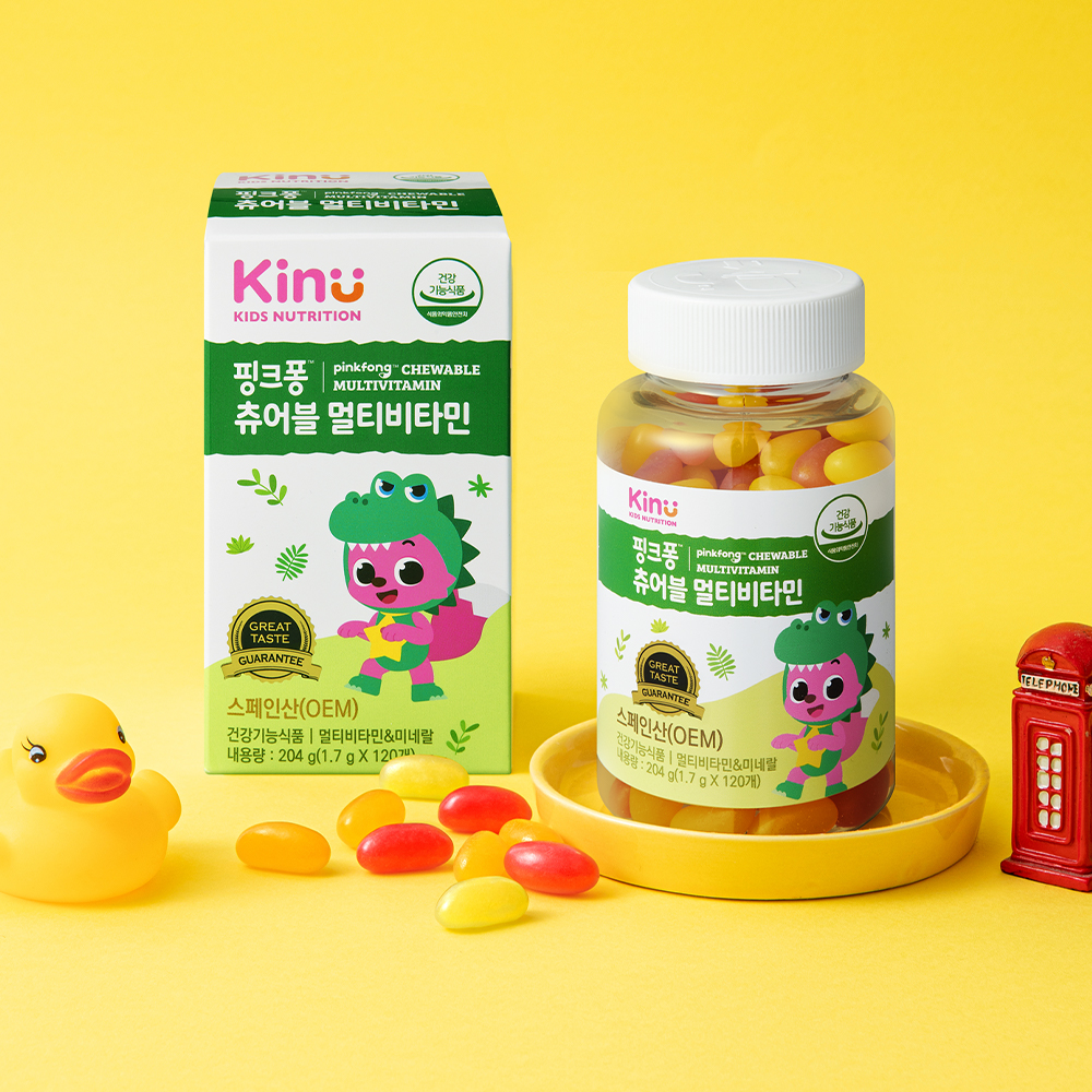 [키누] 핑크퐁 츄어블 멀티비타민