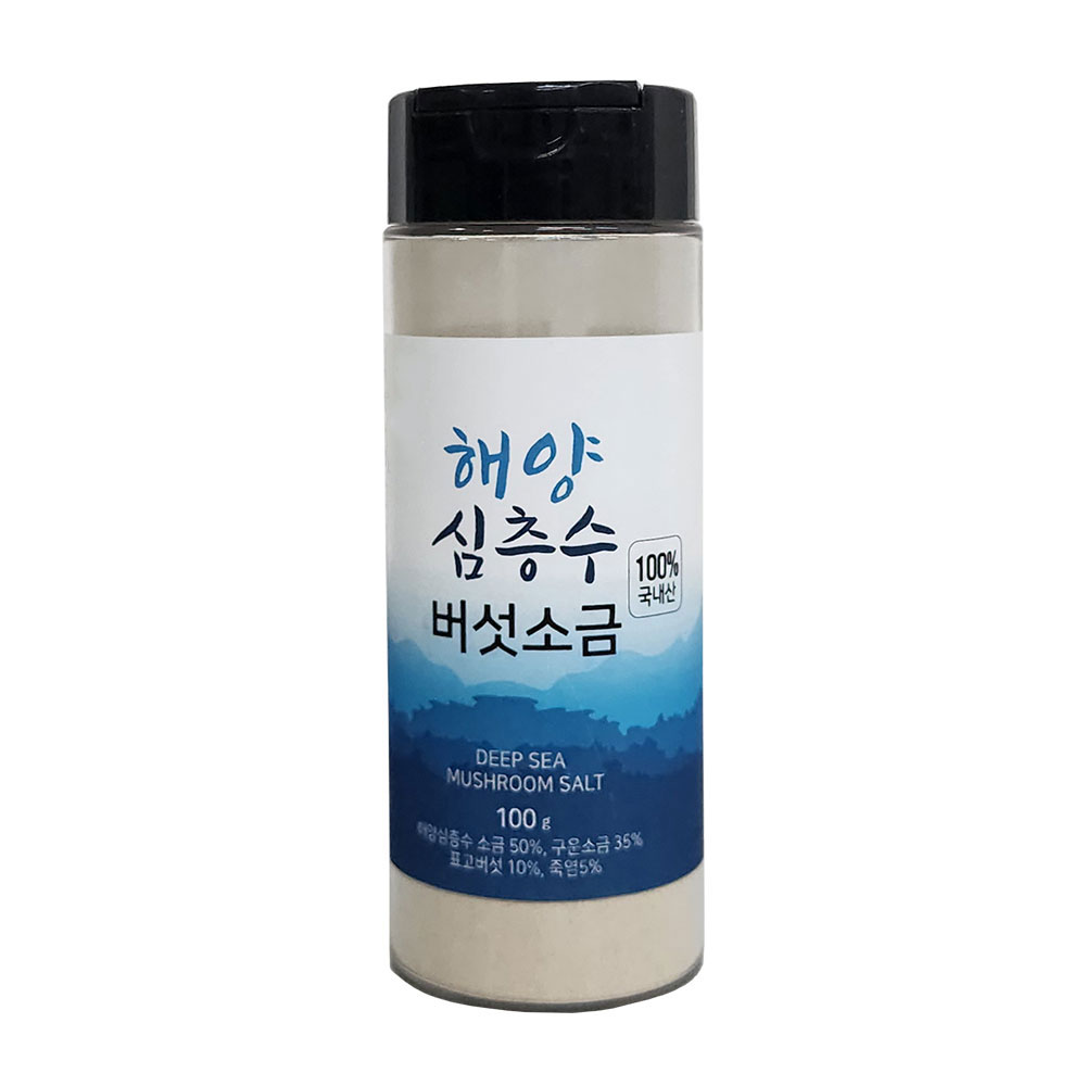 천연한끼 해양심층수 버섯소금 100g [원산지:국산(강원도 고성군)]