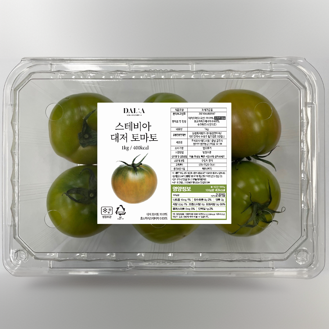 스테비아 대저 토마토 (1kg * 1팩/2팩/4팩)
