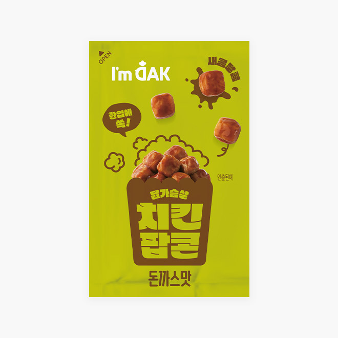 닭가슴살 치킨팝콘 돈까스맛 (100g)