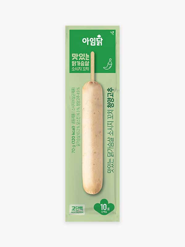 닭가슴살 소시지꼬치 청양고추 (70g)