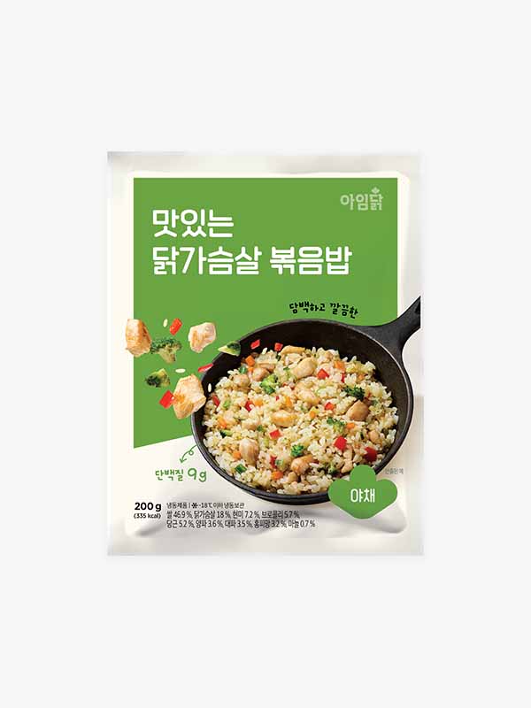 맛있는 닭가슴살 볶음밥 3종 (200g×9팩)