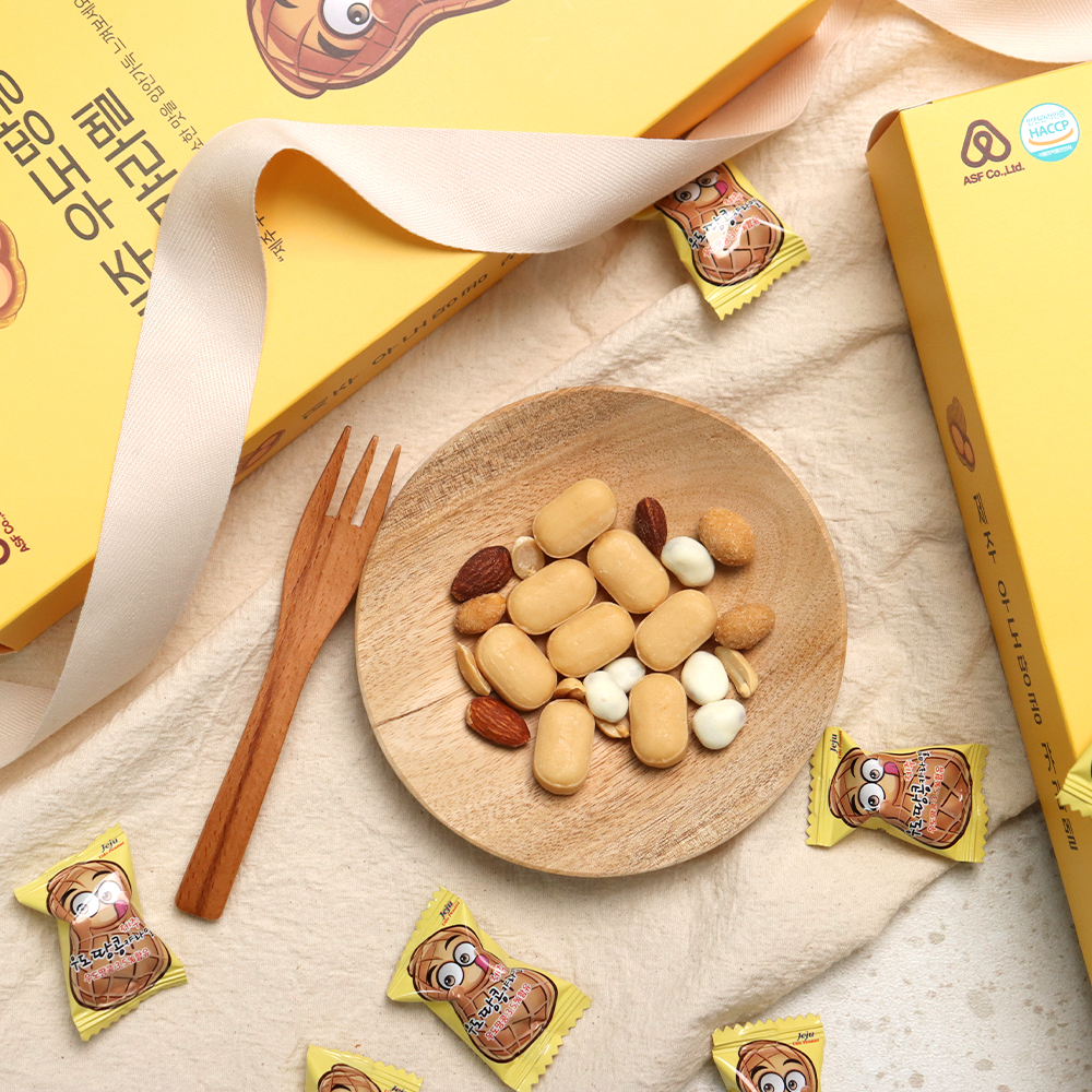제주 우도 땅콩 카라멜 180g 제주도특산품 대표이미지 섬네일