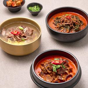 간편한 찌개 탕 국 3종 3팩 갈비탕/소고기 육개장/돼지국밥 냉동배달 밀키트 대표이미지 섬네일