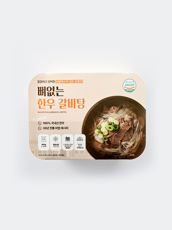[반짝특가] 뼈 없는 한우 갈비탕 (600g)