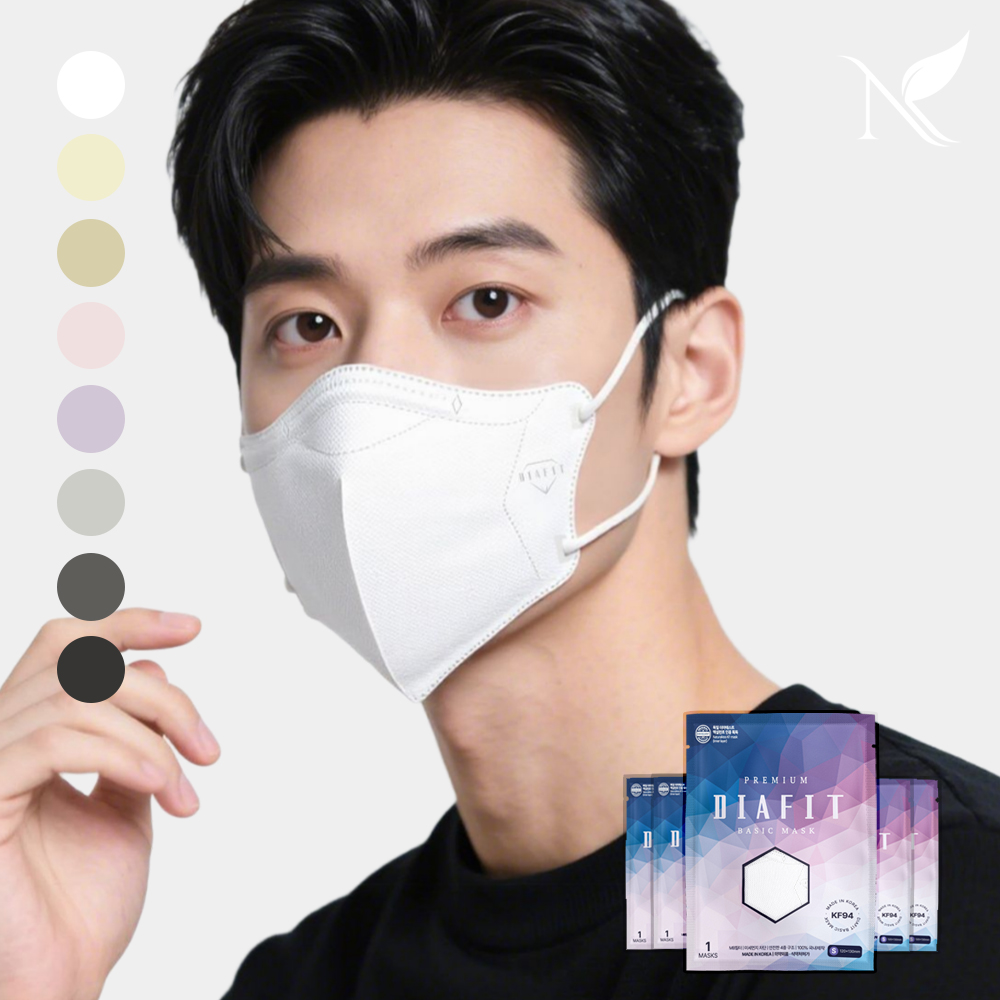 내추럴키스 다이아핏 KF94 마스크 컬러 25입 개별포장 대표이미지 섬네일