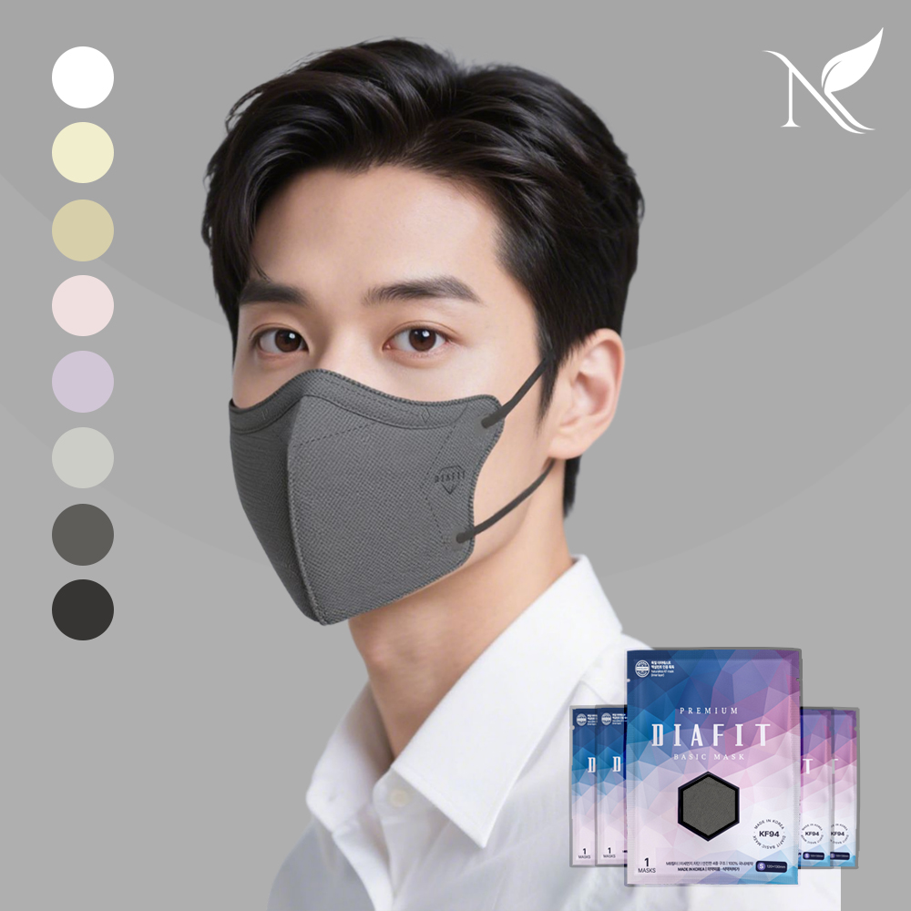내추럴키스 다이아핏 KF94 마스크 컬러 100입 개별포장