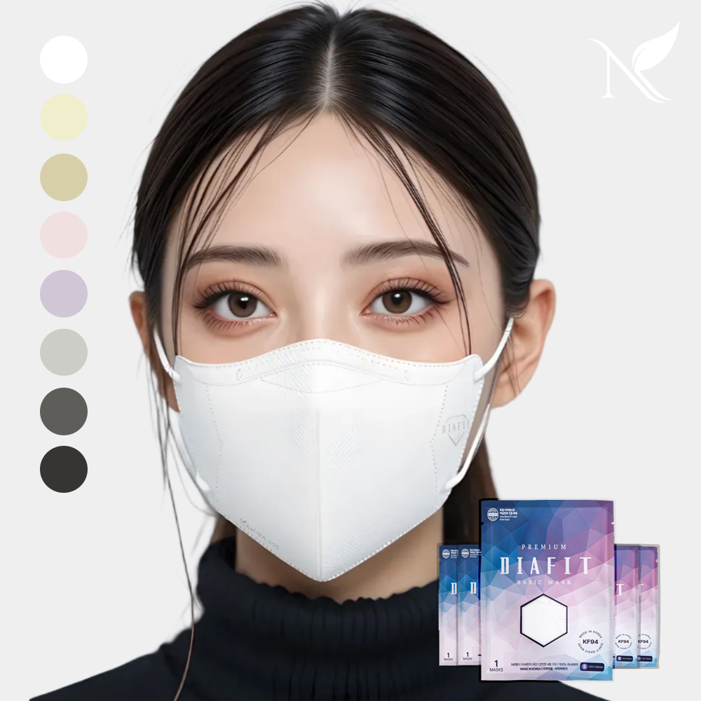 내추럴키스 다이아핏 KF94 마스크 컬러 1입 개별포장