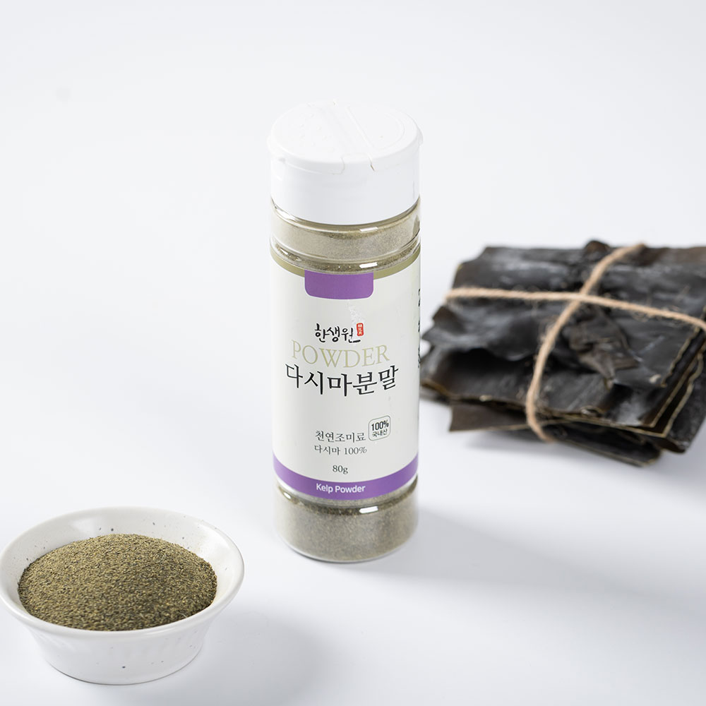 한생원 천연 분말 다시마 분말 80g 천연조미료 가루 각종 첨가물0% 대표이미지 섬네일