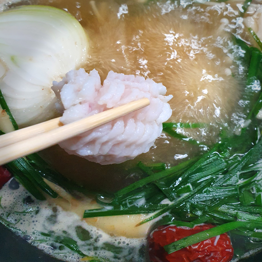 남해안 여수 최상급 자연산 붕장어 아나고 샤브샤브 순살 500g내외 당일조업 당일발송 세트 구성품 4종 증정