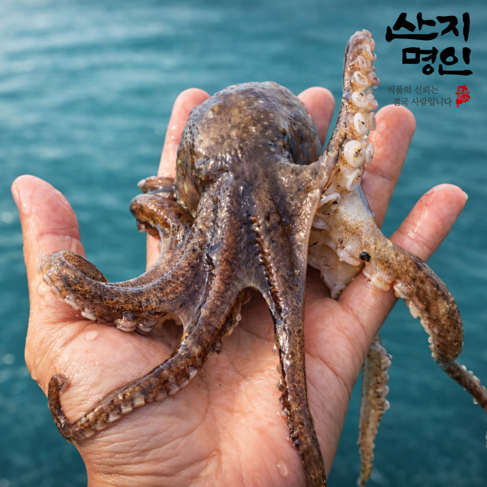 [산지명인] 충남 태안 알배기 활 주꾸미 1kg 10미 내외 쭈꾸미 당일조업 당일발송