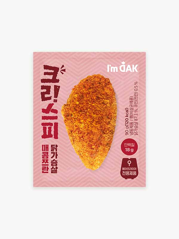 크리스피 닭가슴살 매콤쯔란 (90g)