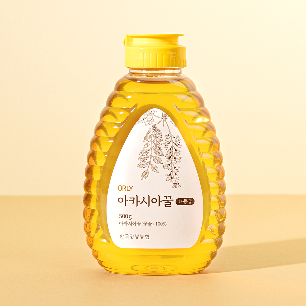 올리 1+등급 자연벌꿀 500g(아카시아꿀/야생화꿀)