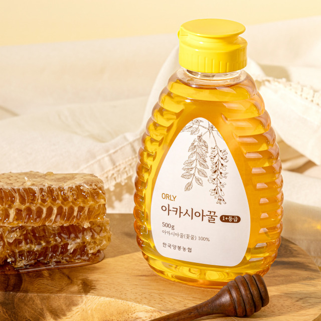 올리 1+등급 자연벌꿀 500g(아카시아꿀/야생화꿀)