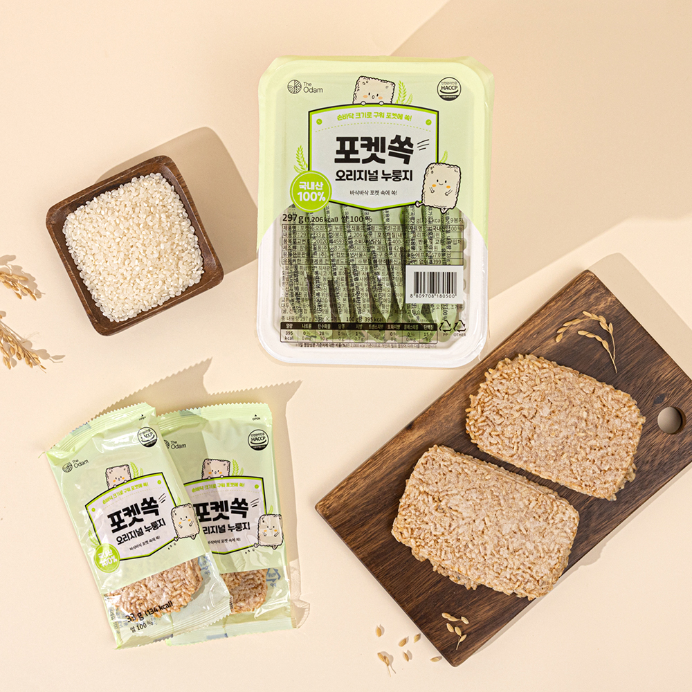 더오담 포켓쏙 누룽지 297g(오리지널/현미)