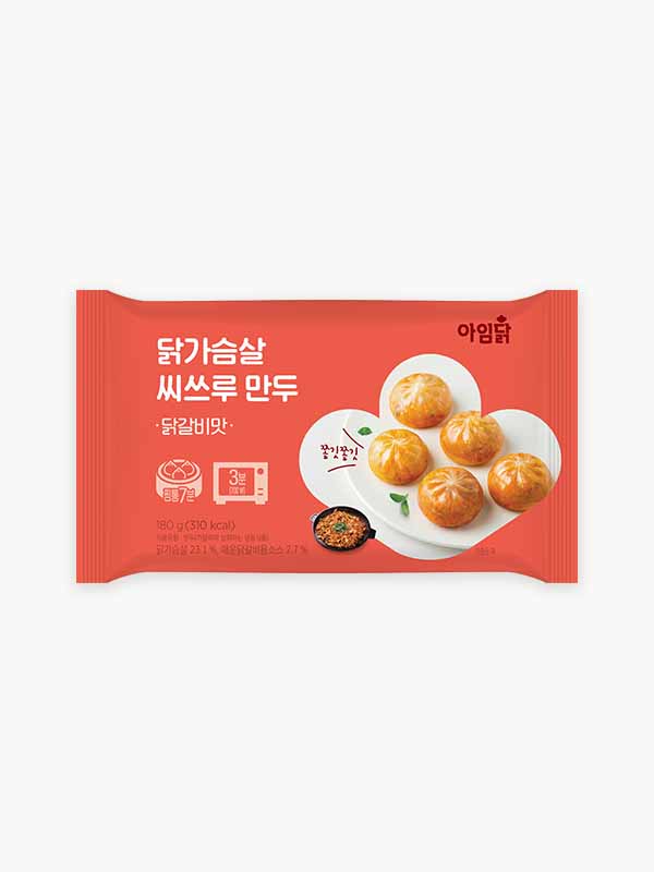 닭가슴살 씨쓰루 닭갈비만두 (180g)