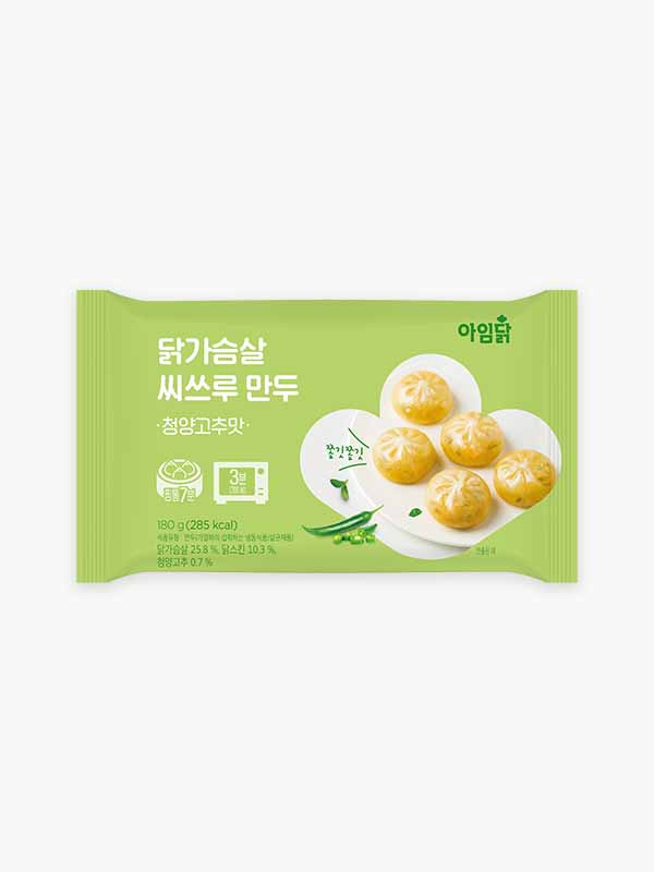 닭가슴살 씨쓰루 청양고추만두 (180g)