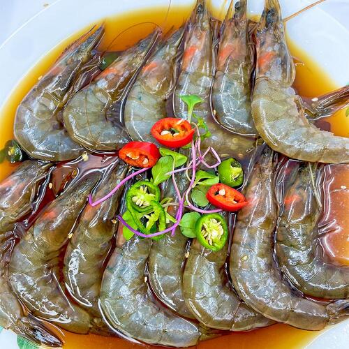 여수 신금자 할매 새우장 / 깐새우장 1kg (26~30마리)~