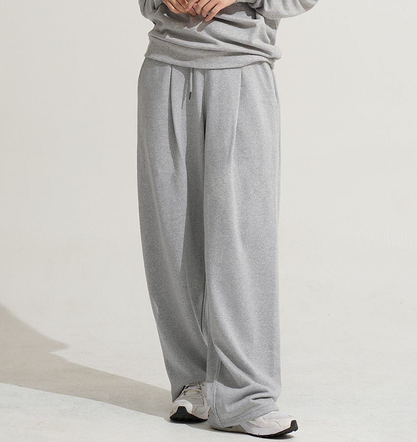남여공용 사계절 트레이닝원턱 와이드팬츠 남여공용 커플룩 홈웨어 일상복