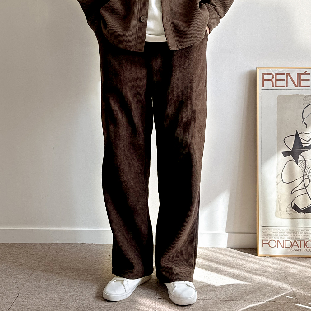 COPY_프리미엄 롱 와이드 플리츠 사카리바 밴딩 팬츠 봄가을초겨울까지 완벽 연출