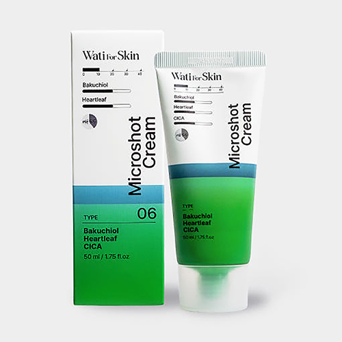 와티 포 스킨 바쿠치올 어성초 시카 마이크로샷 크림 50ml