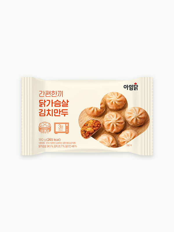 간편한끼 닭가슴살 만두 2종 (180g×10팩)