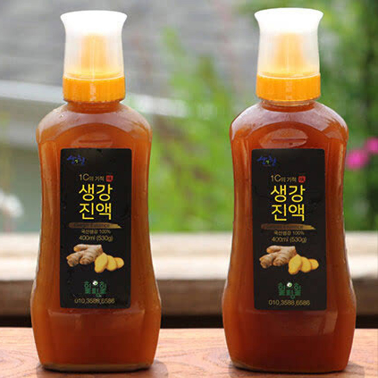 지리산 산청 생강청 선물세트 500ml 힐링힐
