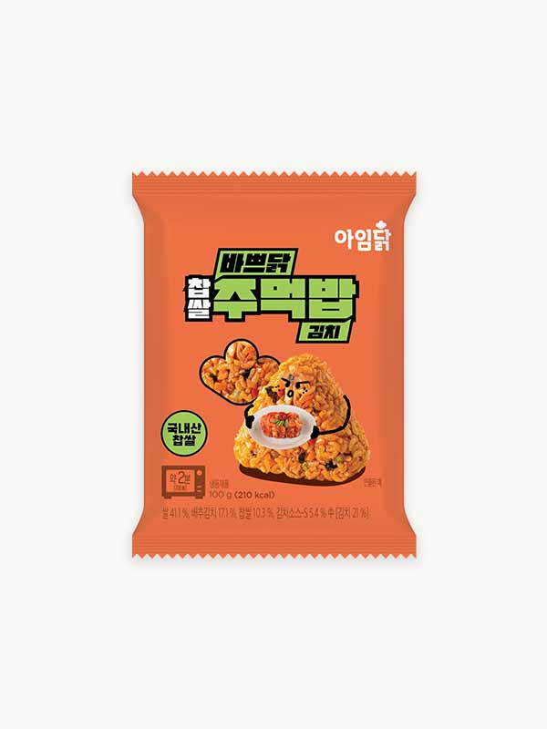 바쁘닭 찹쌀주먹밥 김치 (100g)