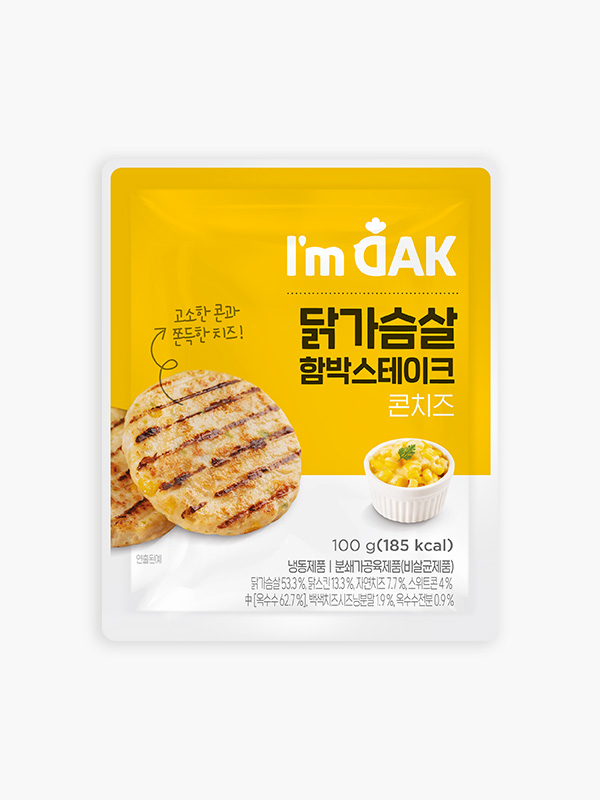 닭가슴살 함박스테이크 콘치즈 (100g)