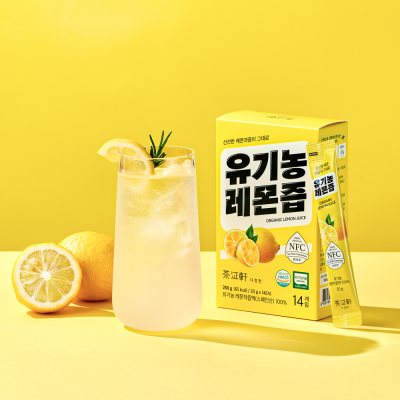 2+2 다정헌 유기농 레몬즙 NFC 착즙 유기농 레몬 100% 스틱 14입 대표이미지 섬네일