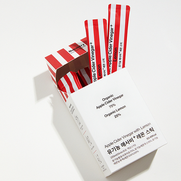 누팬트리 유기농 애사비+레몬 스틱 15ml x 15포