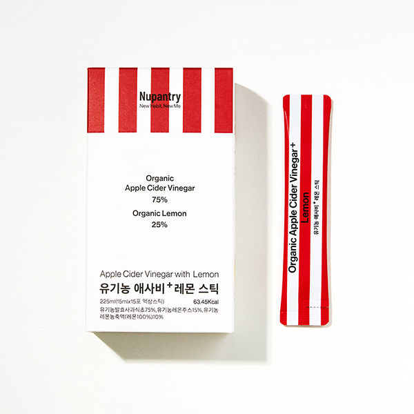 누팬트리 유기농 애사비+레몬 스틱 15ml x 15포