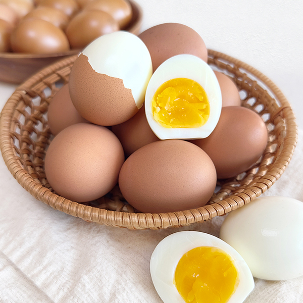 [계림농장] 촉촉하고 담백한 반반계란 (반숙란 10구+훈제란 10구)