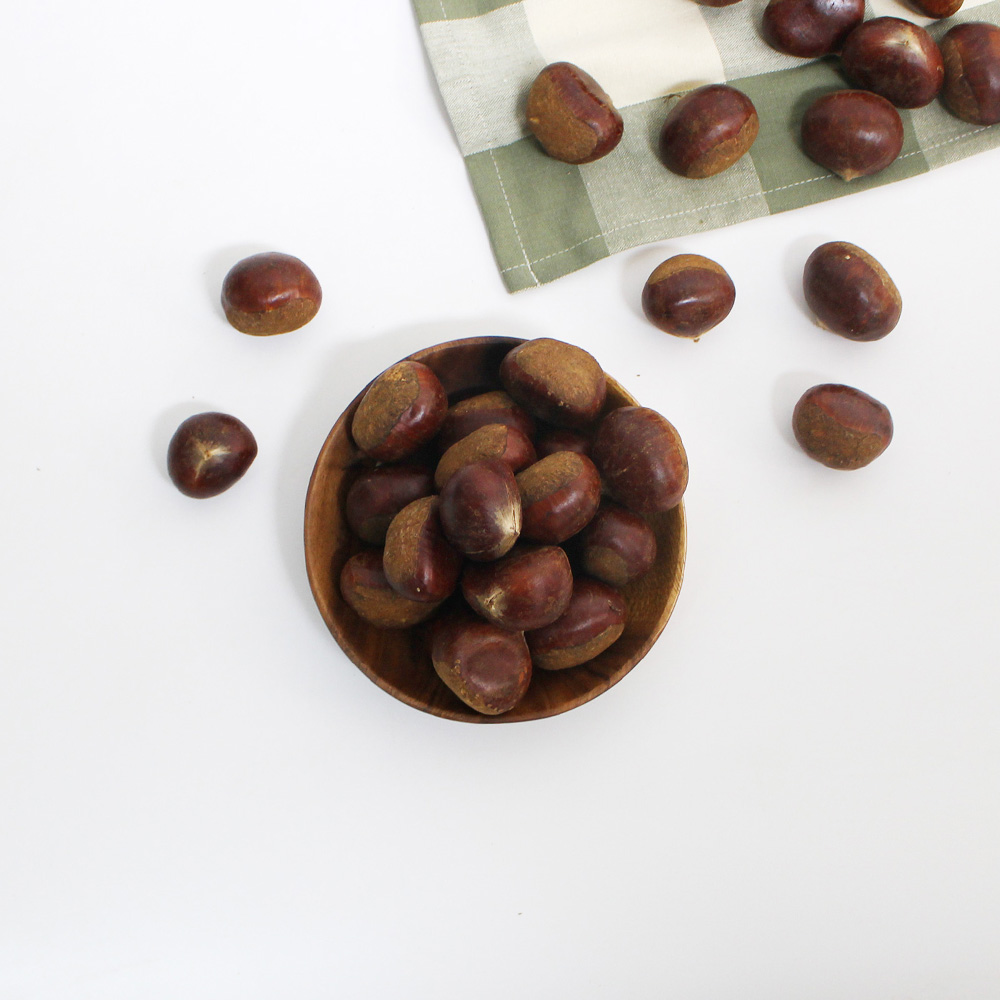 부여농부의 유기농 대보밤 1kg (특대 / 대 / 중) 유기농밤 산밤 약밤 부여알밤 부여밤