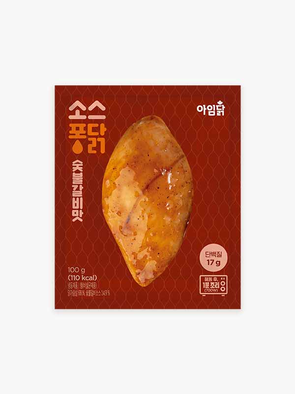 소스퐁닭 숯불갈비 (100g)