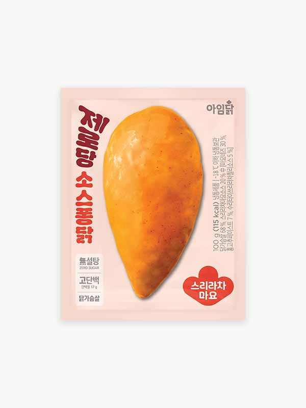 제로당 소스퐁닭 스리라차마요 (100g)