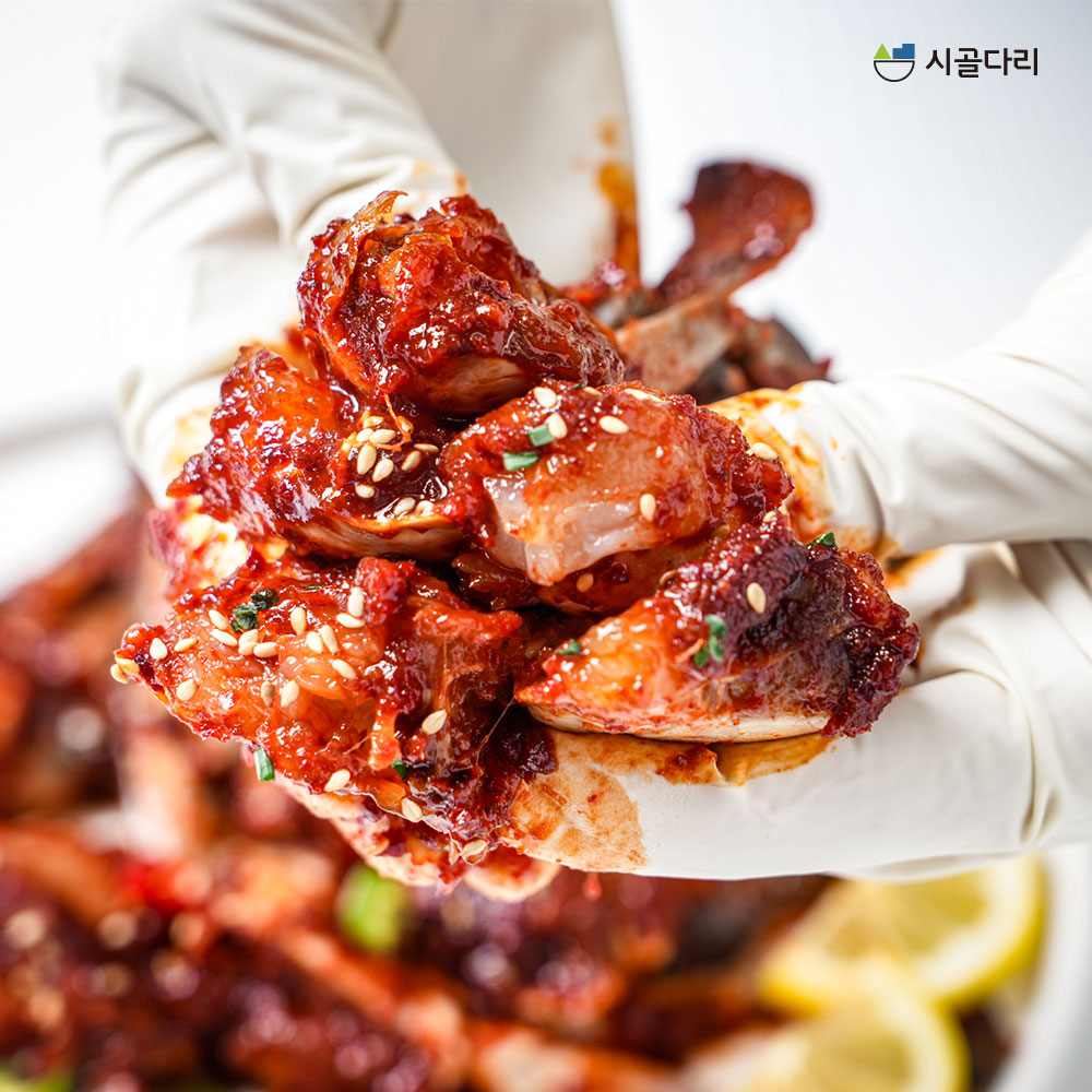 시골다리 알배기 꽃게장 암꽃게 간장게장, 양념게장, 간장새우장, 순살간장, 순살양념