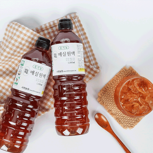 사천 무기농 유기농 매실 원액 엑기스 500ml