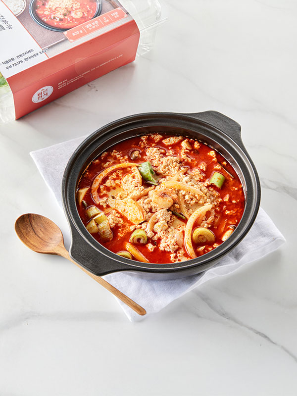 바른식 몽글몽글 짬뽕 순두부 찌개 (2~3인분/밀키트)
