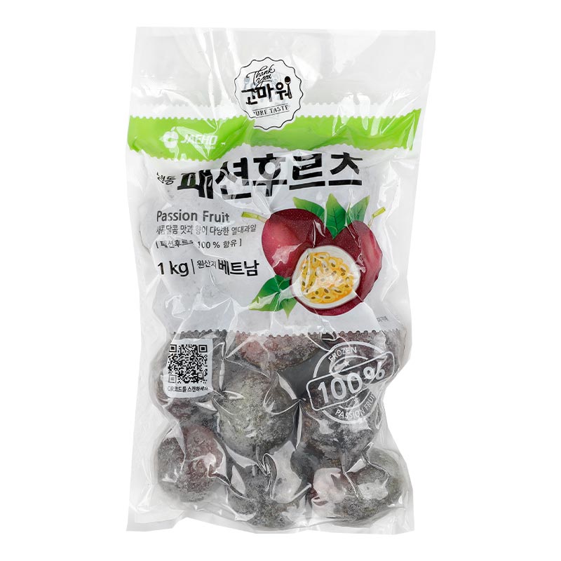 [재호식품] 냉동 패션후르츠 1kg