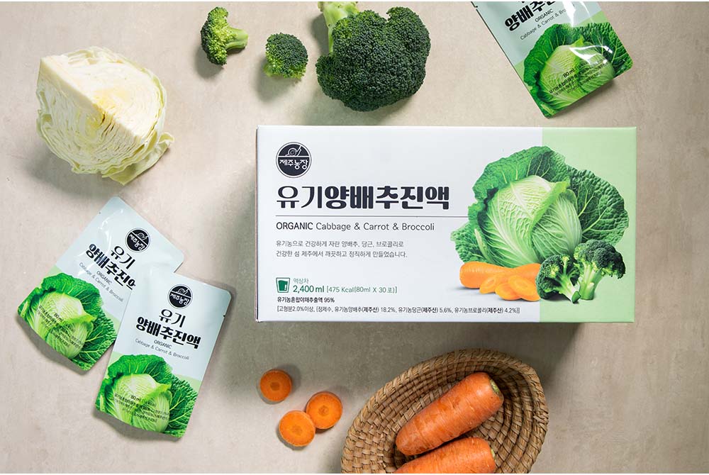 제주농장 유기 양배추 진액 (80ml x 30포)