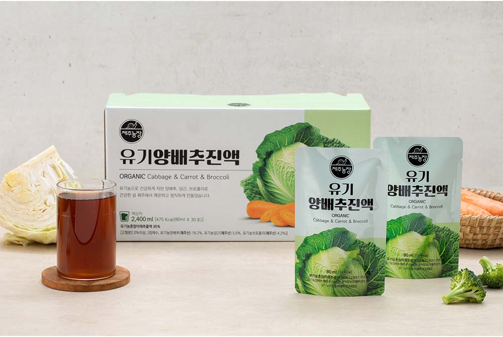 제주농장 유기 양배추 진액 (80ml x 30포)