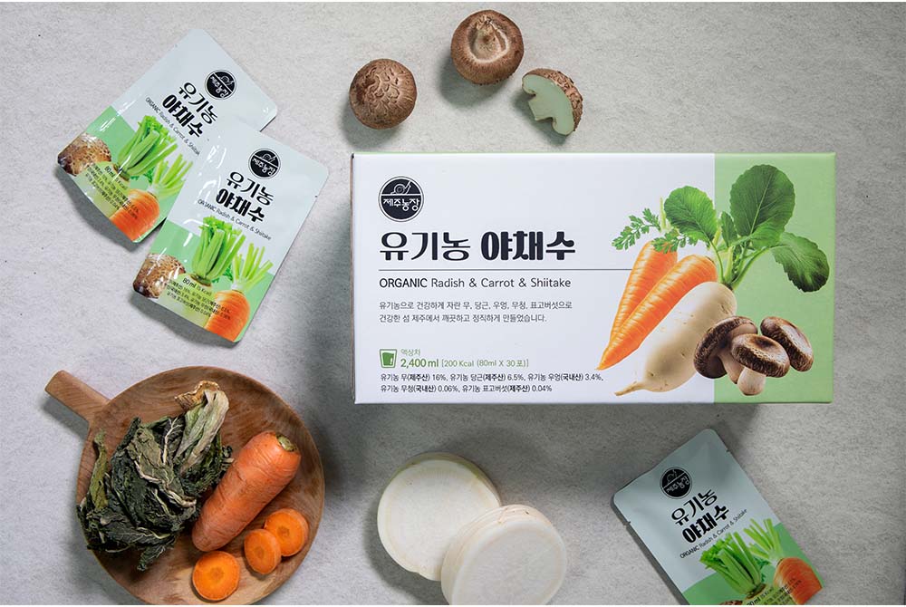 제주농장 유기농 야채수 (80ml x 30포)