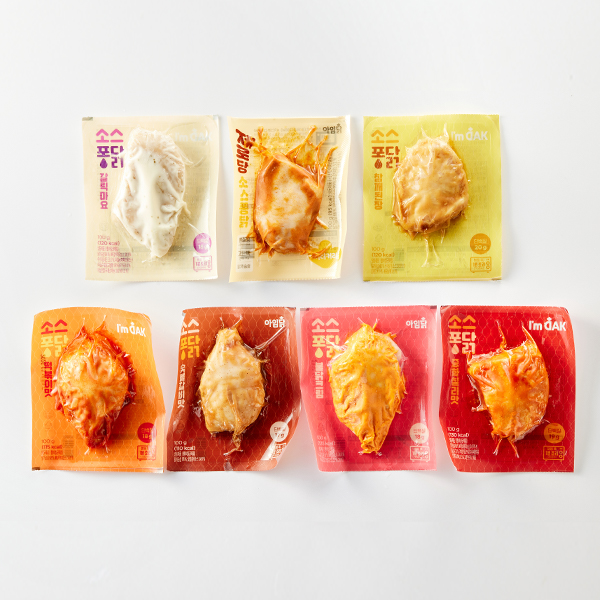 촉촉한 소스퐁닭 7종 (100g×7팩)