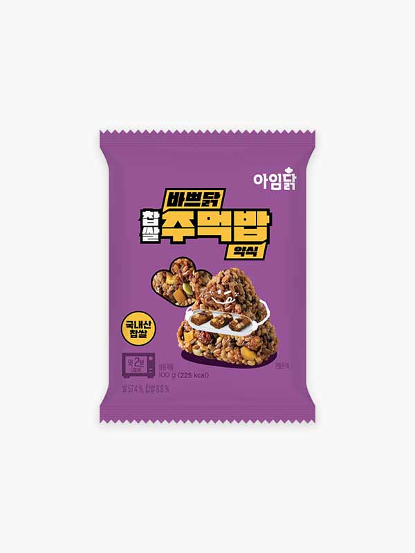 바쁘닭 찹쌀주먹밥 약식 (100g)