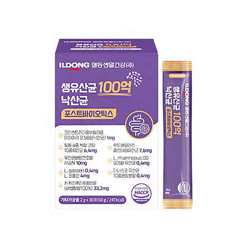 [일동생활건강] 생유산균 100억 낙산균 포스트바이오틱스 2g x 30포