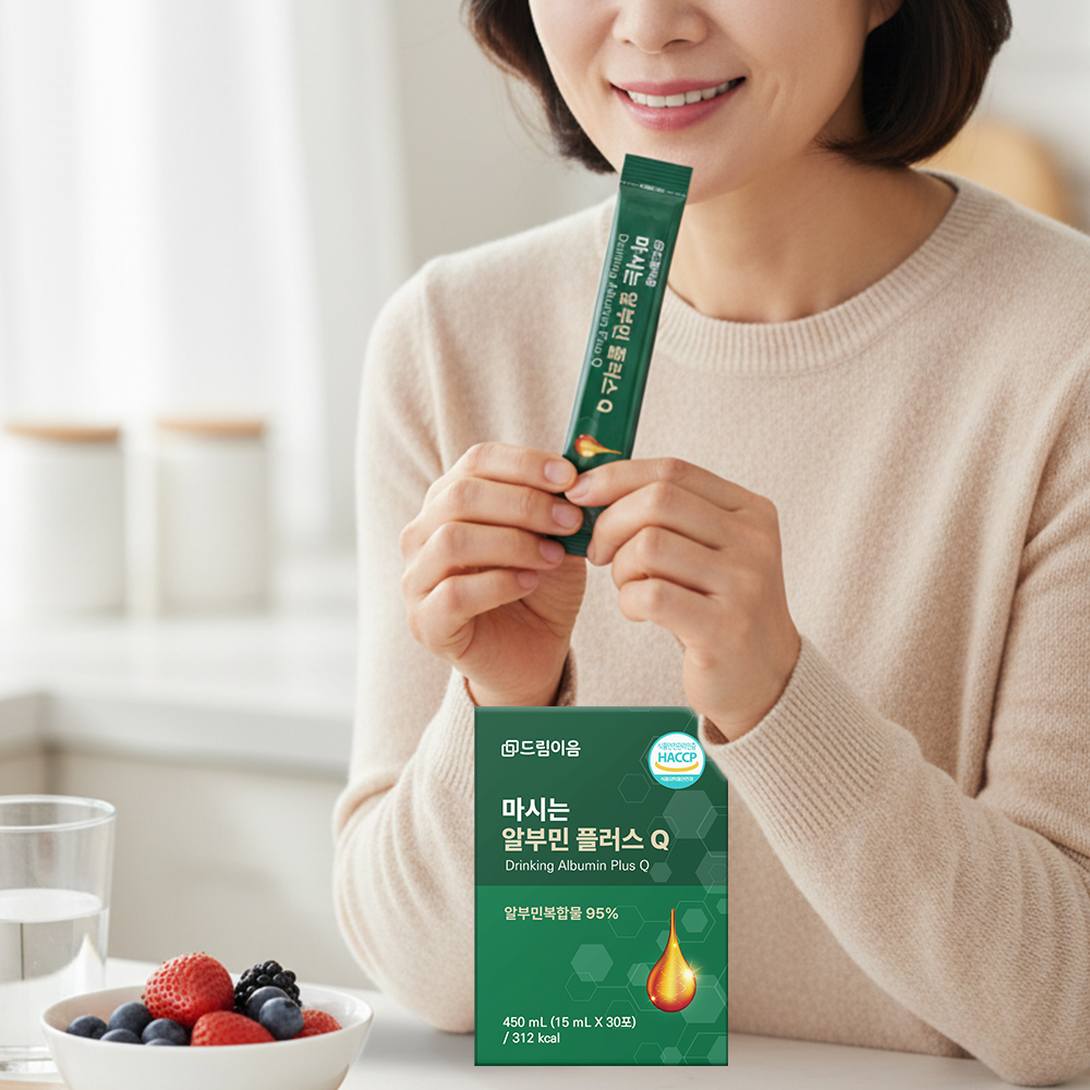 드림이음 마시는 알부민 플러스Q 15g x 30포 3박스