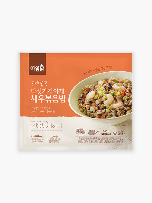 곤약잡곡 야채 새우볶음밥 (200g)